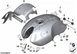 contenitore del carburante con tubo di riempimento