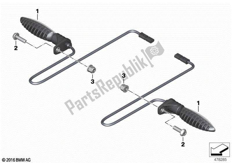 Todas las partes para Intermitentes Led, Traseros de BMW R Nine T Urban G/S 2017 - 2021