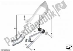 Mounted parts, sport muffler, lower