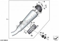 Muffler catalyst/attach.parts