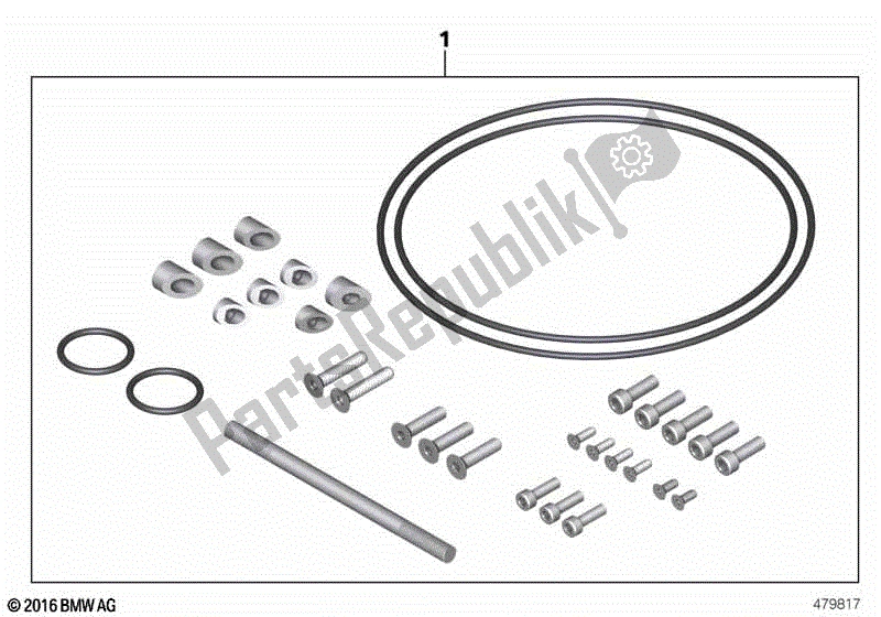 Todas las partes para Kit De Piezas De Repuesto Piezas Mecanizadas de BMW R Nine T Urban G/S 2017 - 2021