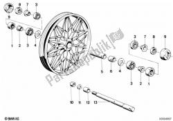 Cast rim mounting parts