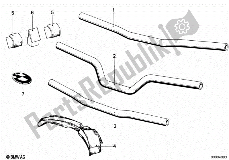 Todas las partes para Manillar de BMW R 100 CS 1000 1980 - 1984