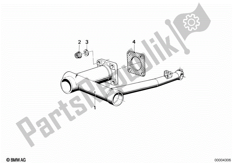 Todas las partes para Brazo Basculante De La Rueda Trasera de BMW R 100 CS 1000 1980 - 1984