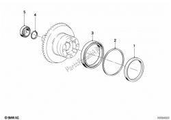 Crowngear and spacer rings