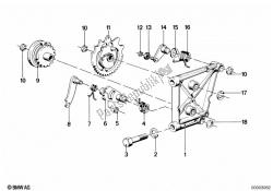 Internal shifting parts/shifting cam