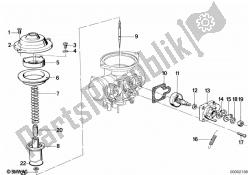 Carburetor cap/piston/starter housing