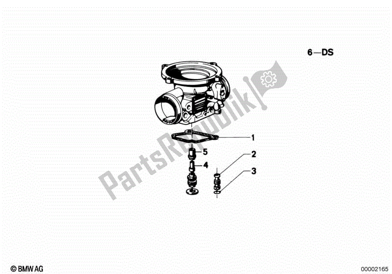 Alle onderdelen voor de Carburateur Stationair Sproeier van de BMW R 100 RS 1000 1976 - 1984