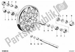 Cast rim mounting parts