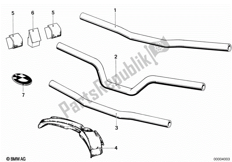 Alle onderdelen voor de Stuur van de BMW R 100 RS 1000 1976 - 1984