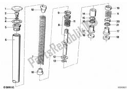 Telescope fork tube/absorber/spring