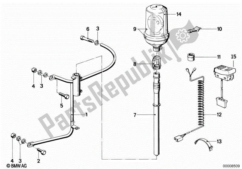 Toutes les pièces pour le Feu De Véhicule Prioritaire du BMW R 100 RT 1000 1978 - 1984