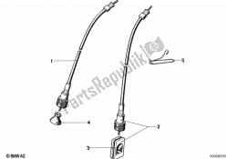 Speedometer shaft/rev-counter shaft