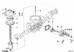 tapa del carburador / pistón / carcasa del motor de arranque