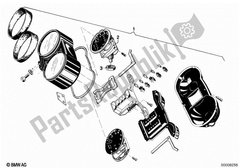 Todas las partes para Combinación De Instrumentos de BMW R 100S 1000 1976 - 1980