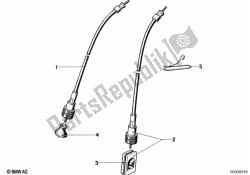 Speedometer shaft/rev-counter shaft