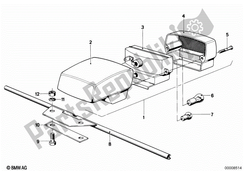 Toutes les pièces pour le Pièces De Feu Arrière du BMW R 100S 1000 1976 - 1980