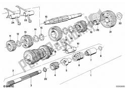 Parti del cambio sportivo a 5 marce