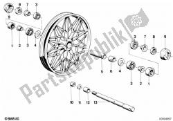 Cast rim mounting parts