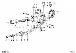 Differential-bevel gear inst.parts