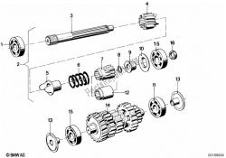 Drive shaft and intermediate shaft