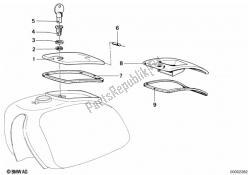 Fuel tank-tool container