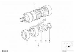 5 versnellingen trans. aandrijfas m 97