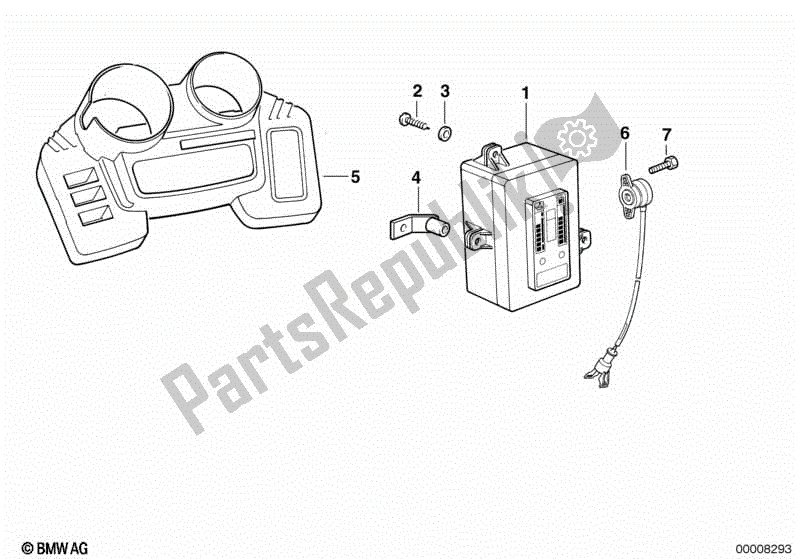 Toutes les pièces pour le Affichage Des Informations Du Conducteur du BMW R 1100 GS 259 E 1994 - 2000