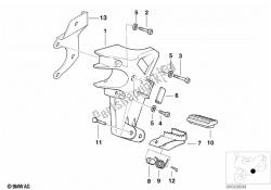 Footpeg plate/Front footpeg