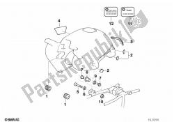 réservoir de carburant / pièces de fixation