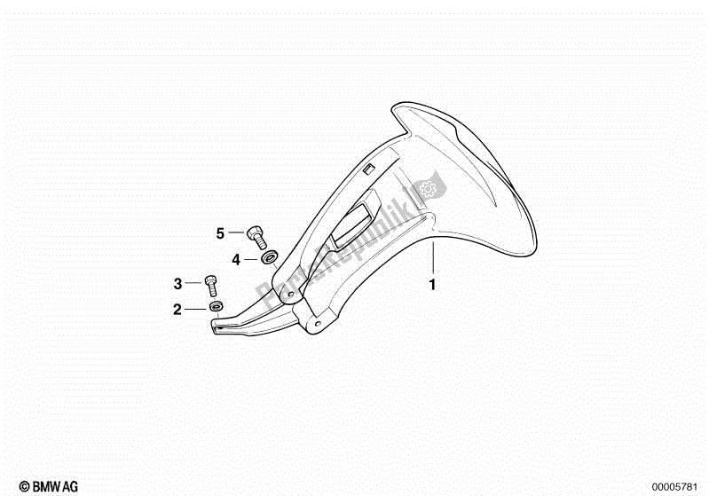 Todas las partes para Guardabarros Trasero de BMW R 1100 GS 259 E 1994 - 2000