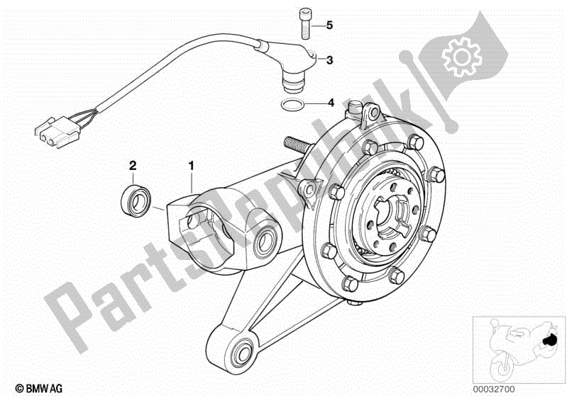 Todas las partes para Tracción Del Eje Trasero de BMW R 1100 GS 259 E 1994 - 2000