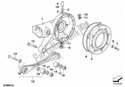 Rear axle housing and rod