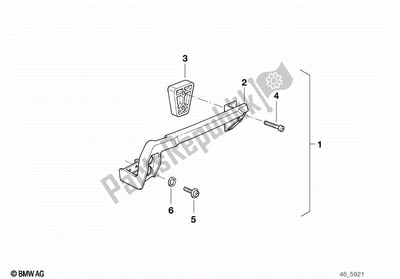 Todas las partes para Set Titular De La Caja de BMW R 1100 GS 259 E 1994 - 2000