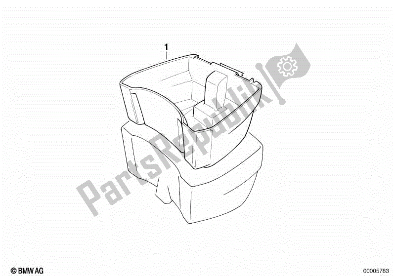 Toutes les pièces pour le Tapis Top Case du BMW R 1100 GS 259 E 1994 - 2000