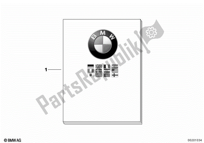 Todas las partes para Esquemas De Cableado de BMW R 1100 GS 259 E 1994 - 2000