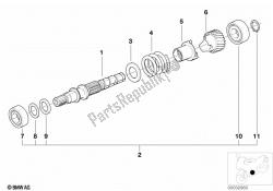 5-speed trans. drive shaft M 93, M 94