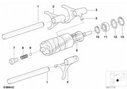 5-speed transmission - gearshift