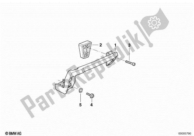 Todas las partes para Soporte De Maleta / Piezas De Montaje de BMW R 1100R 259 1994 - 2000