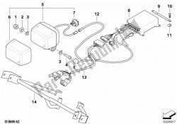 Flash signalling light/control unit