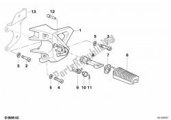 Footpeg plate/Front footpeg