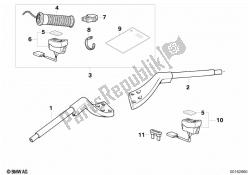 Heated handle/mounting parts