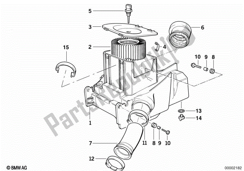 Todas las partes para Silenciador De Admisión / Cartucho De Filtro Silenciador De Admisión / Cartucho De Filtro de BMW R 1100R 259 1994 - 2000