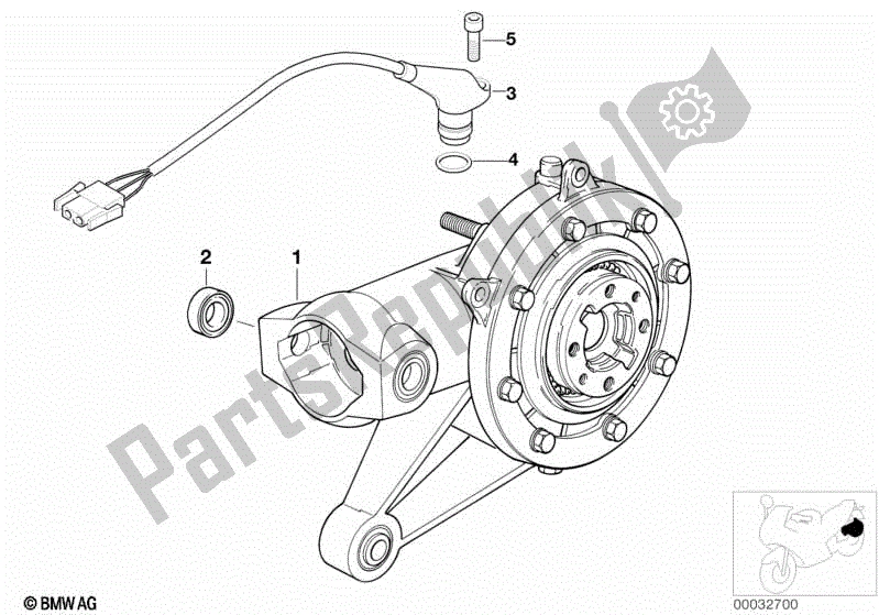 Todas las partes para Tracción Del Eje Trasero de BMW R 1100R 259 1994 - 2000