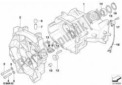 Transmission housing/mounting parts