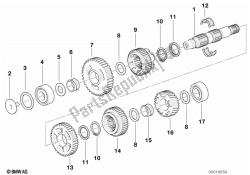 5-speed trans. output shaft M 97