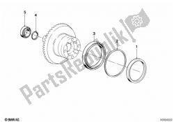 Crowngear and spacer rings