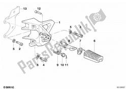 Footpeg plate/Front footpeg