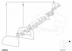 set, backrest cushion 33 L topcase