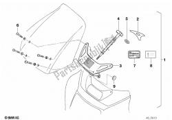 Set mounting parts